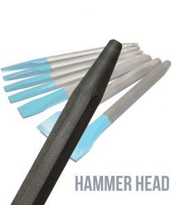 Alternative view of Al-Orr Marble Lettering Chisel Hammer Head (Tungsten Tipped)