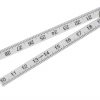 Folding Rule White ABS Plastic 1 Metre / 39in