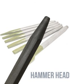 Alternative view of Al-Orr Granite Lettering Chisel Hammer Head (Tungsten Tipped)