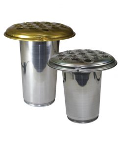 Aluminium Flower Container 3" Deep (Polished)
